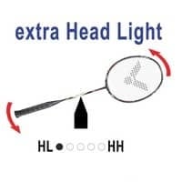 extra head light badminton rackets