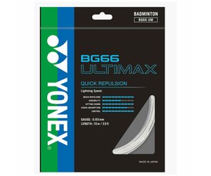 Yonex BG 66 Ultimax White - 10 meter - KW FLEX Racket specialist