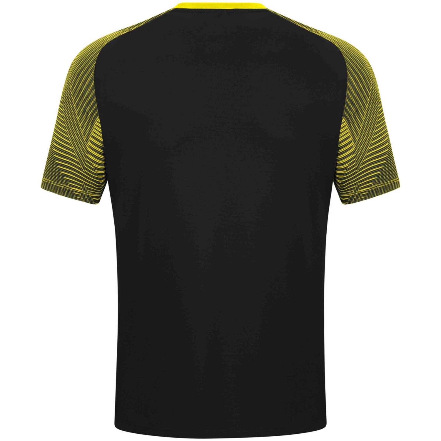 JAKO 6122 T-shirt Performance Black/Yellow - KW FLEX Racket specialist