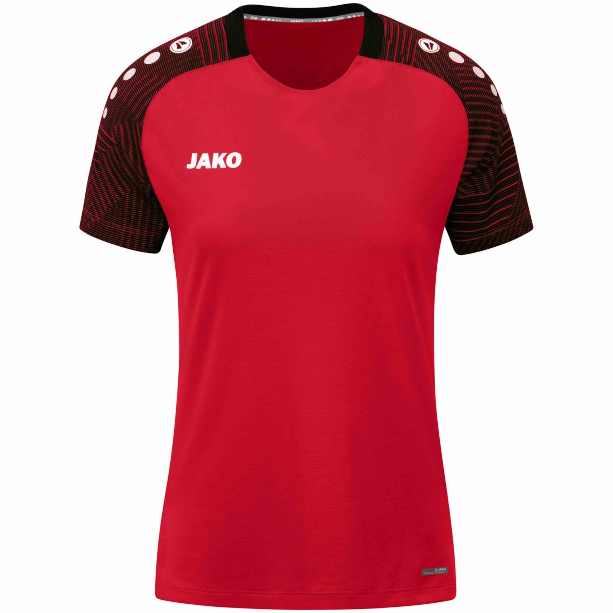 JAKO 6122 T-shirt Performance Red Ladies - KW FLEX racket specialist