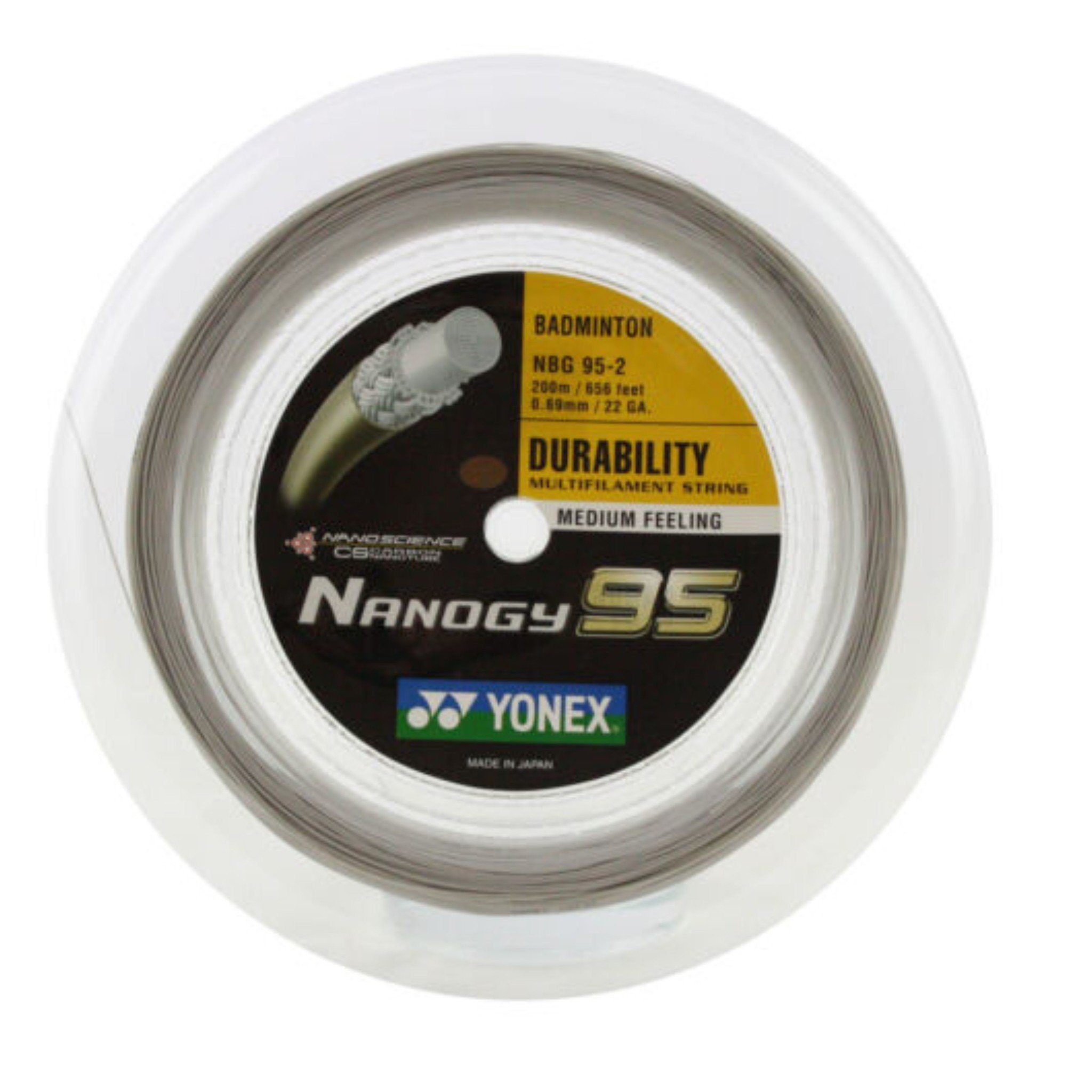 Yonex Nanogy 95 Silver Gray 0,69 mm - 200 meter