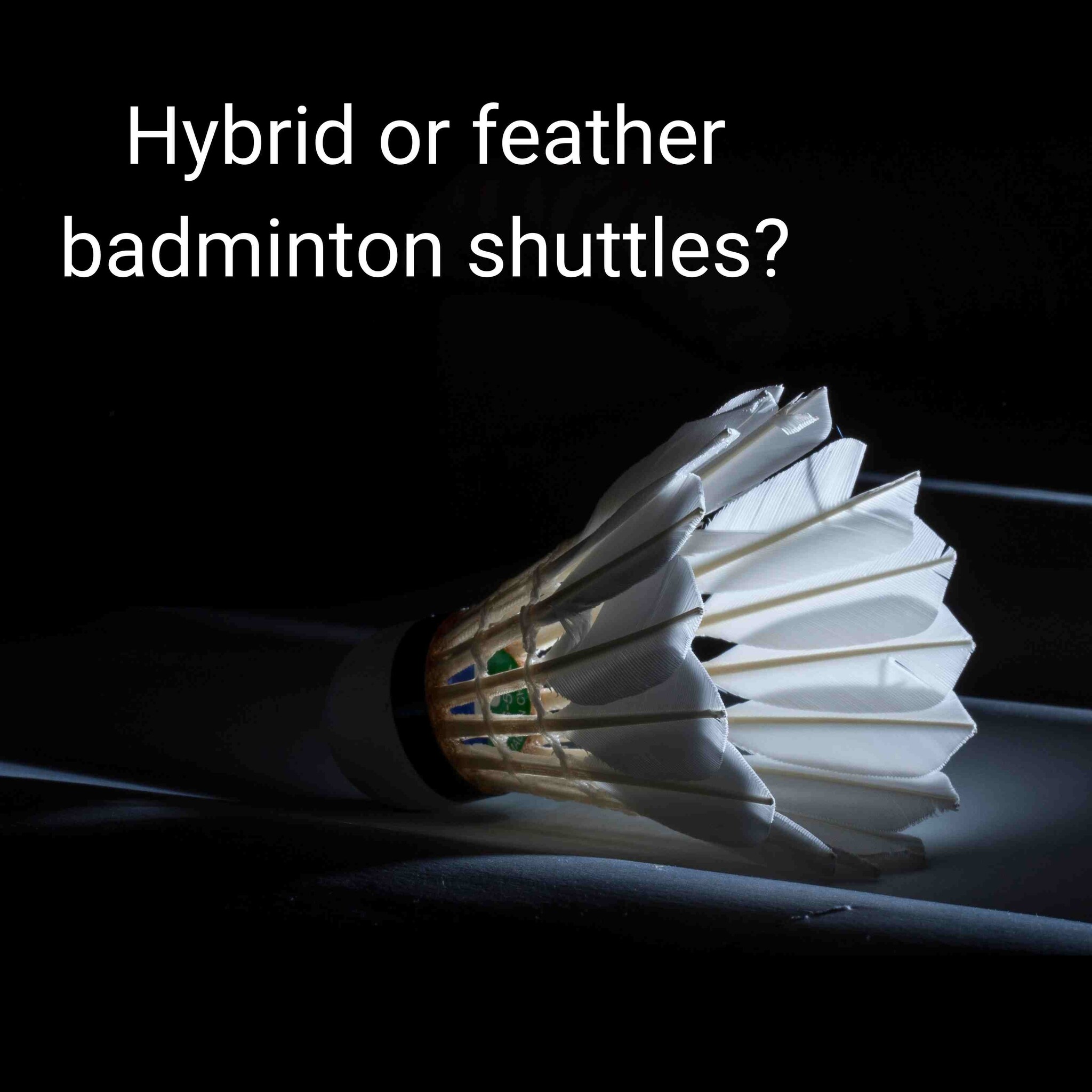 Do you opt for hybrid or feather badminton shuttles? - KW FLEX racket  specialist