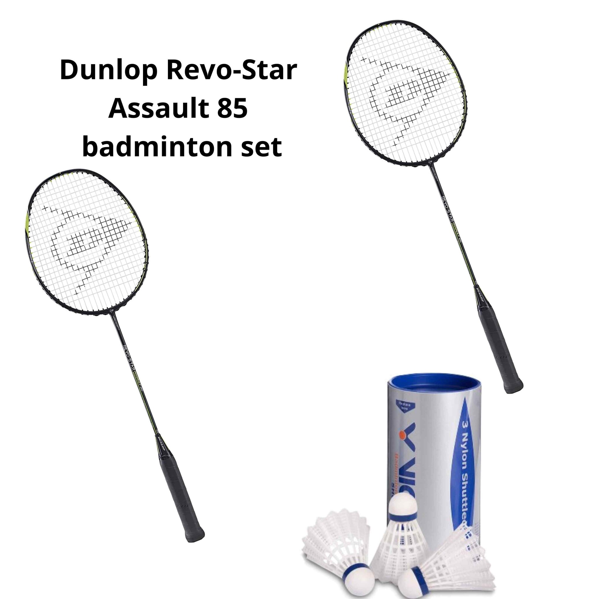 Badminton set Dunlop Revo-Star Assault 85 + shuttles