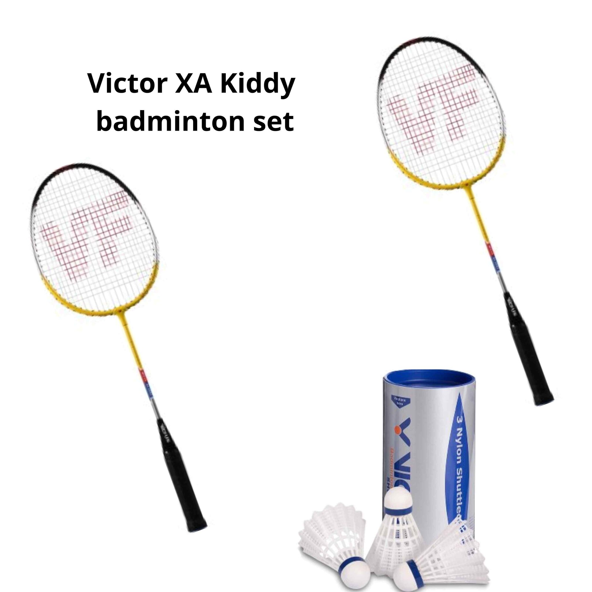 Badmintonset Vicfun XF Kiddy + shuttles