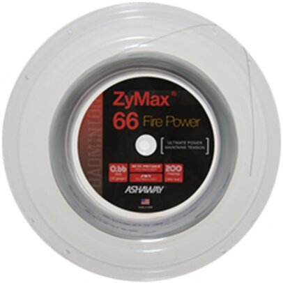 Ashaway ZyMax 64 TX Badminton-Saiten – 0,64 Mm Stärke, 10 M Länge, Gelb, Mit Strukturierter Oberfläche Für Mehr Kontrolle