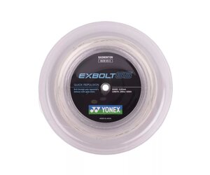 YONEX エクスボルト65 200mロール　ホワイト ヨネックス YONEX ガット バドミントン用 単張り エクスボルト65
