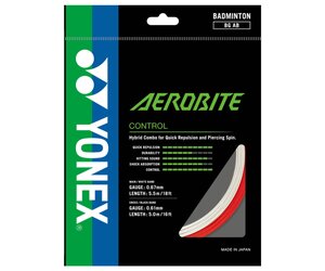 Yonex Aerobite Red/White 0.67/0,61 mm - 10 meter - KW FLEX