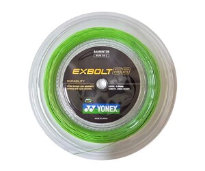 YONEX EXBOLT 68 200mロール ガット　新品・未開封 Yonex Exbolt 68 0.68mm Badminton 200M Reel - W & D Strings