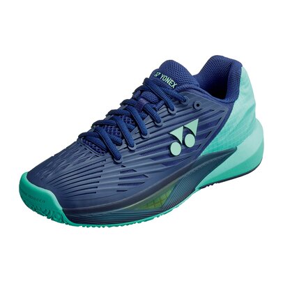 XFQ Chaussures De Badminton/tennis De Table – Unisexe, Légères, Bleu – 43 EU – Cuir Et Maille, Semelle Antidérapante