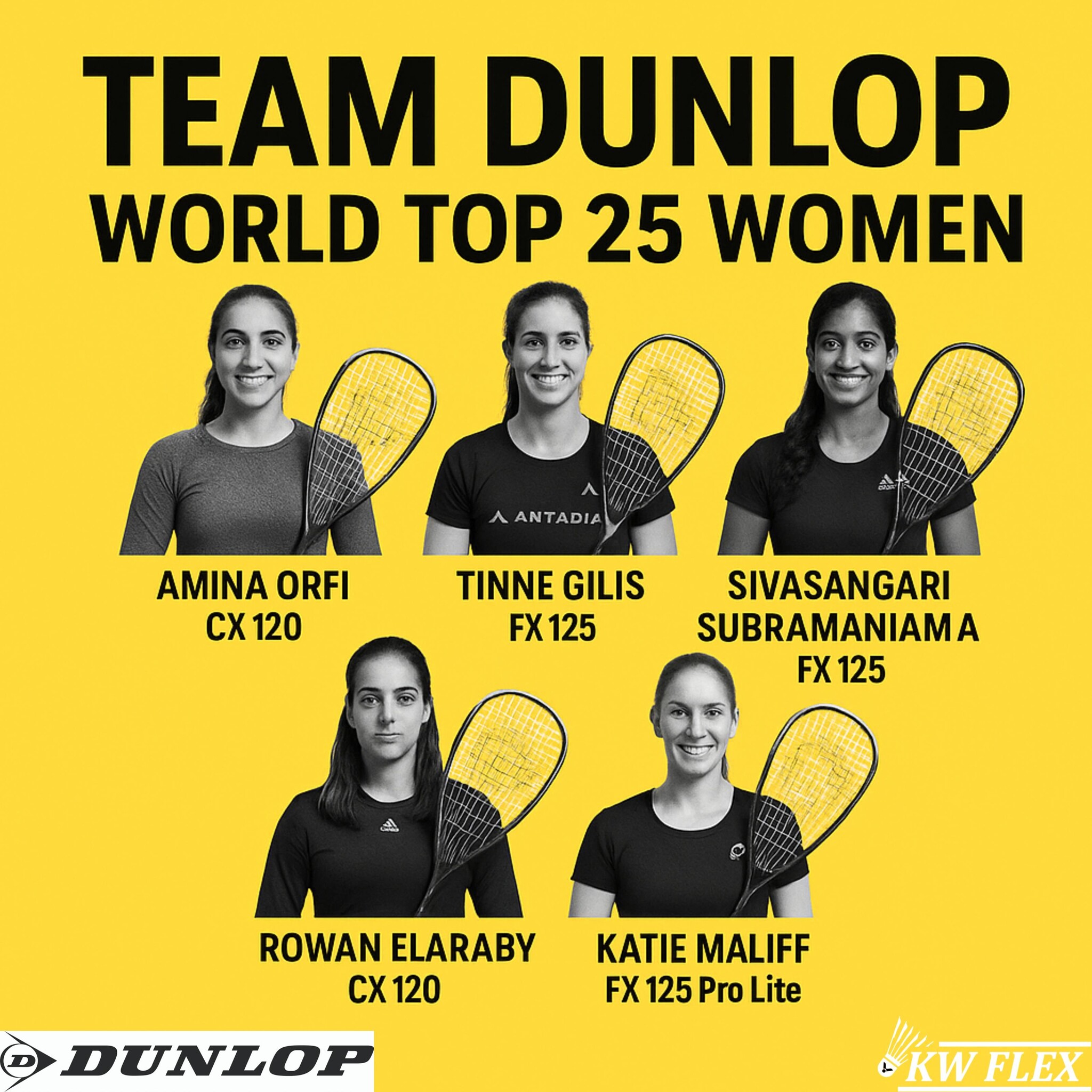 Dunlop Women’s Tennis: Rackets of the WTA’s Best | KW FLEX