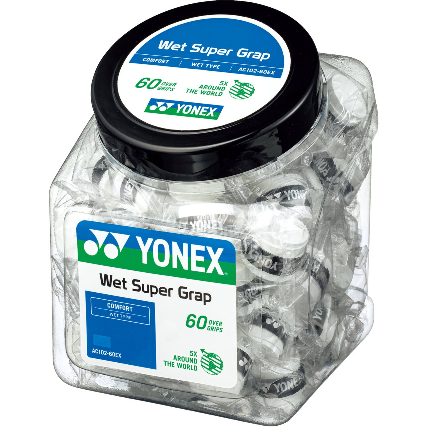 Ex Grap Yonex Super Grap ac102ex Box 60 White - KW FLEX Badminton Spezialist
