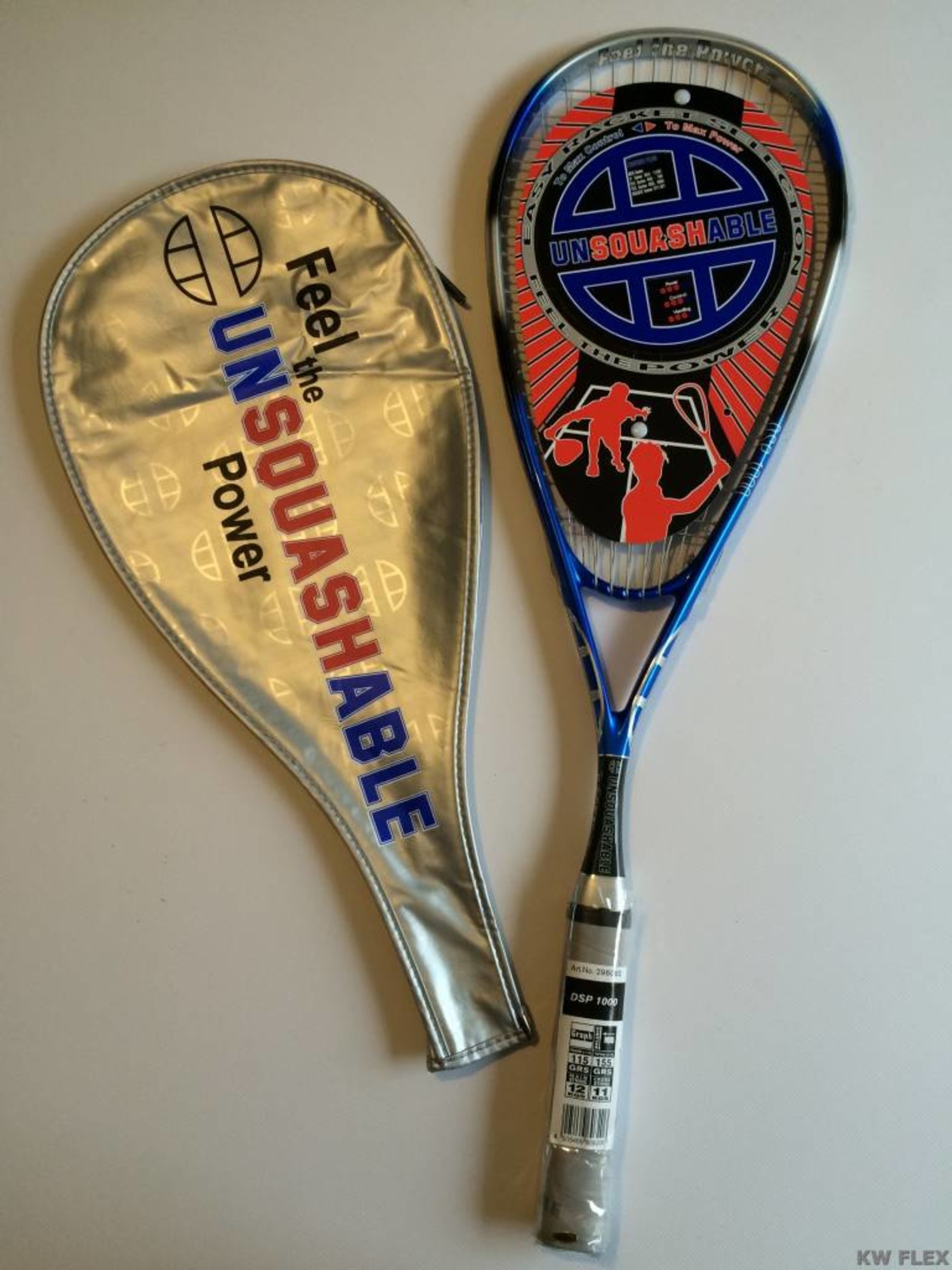 1000 squashracket - KW FLEX racket speciaalzaak
