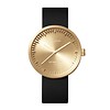tube watch | brass, ø 42 mm – design piet hein eek