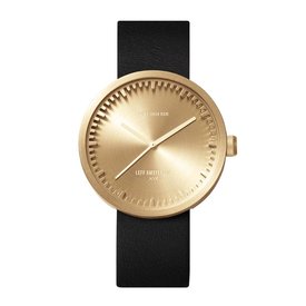 leff tube watch | brass, ø 42 mm