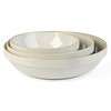 hasami deep bowl| Ø 18,5 cm | light grey glazed shiny – design takuhiro shinomoto