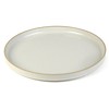 hasami plate/lid | Ø 25,5 cm | light grey glazed shiny – design takuhiro shinomoto