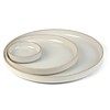 hasami plate/lid | Ø 25,5 cm | light grey glazed shiny – design takuhiro shinomoto