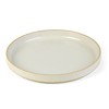 hasami plate/lid | Ø 22 cm | light grey glazed shiny – design takuhiro shinomoto