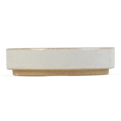 hasami plate/lid | Ø 8,5 cm | light grey glazed