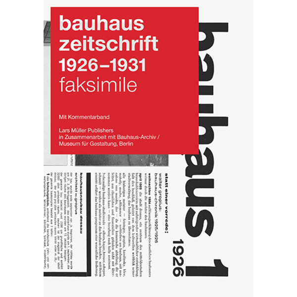 lars müller publishers bauhaus magazine reprint | german edition