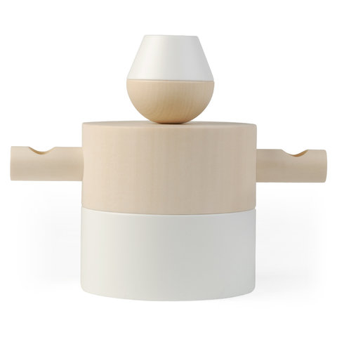 stereotypen | candlestick holders clown | natural white