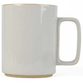 hasami porcelain hasami mug large | glazed light grey