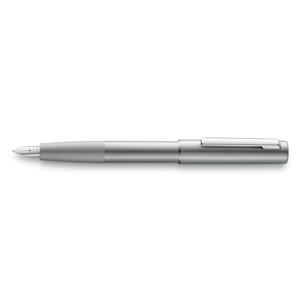 lamy aion füller olivesilver, feine feder design jasper morrison