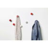 coat dots, set of 3 wardrobe hooks | red – design hella jongorius