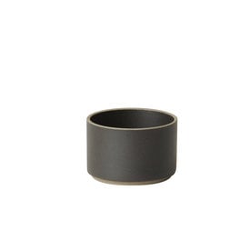 hasami porcelain hasami cup / cylindrical bowl | Ø 8,5 cm, h 5,5 cm | glazed matt black