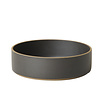 hasami cylindrical bowl | Ø 18,5 cm, h 5,5 cm | glazed matt black - design takuhiro shinomoto