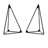 pythagoras shelf holders | 2 pieces - design gustav rosén