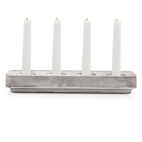 stumpastaken long candlestick | 4 candles, long