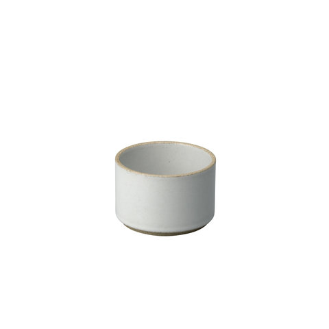 hasami cup /cylindrical bowl | Ø 8,5 cm, h 5,5 cm | light grey glazed shiny