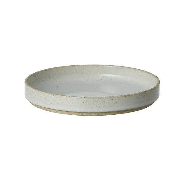 hasami porcelain hasami plate/lid | Ø 14,5 cm | light grey glazed - design takuhiro shinomoto