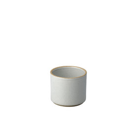 hasami porcelain hasami cup/ cylindrical bowl | Ø 8,5 cm, h 7,2 cm | light grey glazed shiny