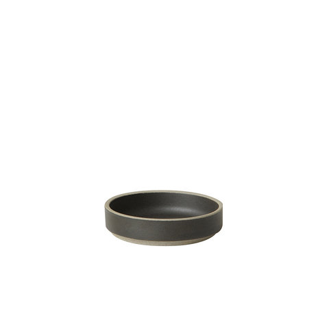 hasami plate/lid | Ø 8,5 cm | matt black glazed