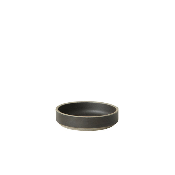 hasami porcelain hasami plate/lid | Ø 8,5 cm | matt black glazed - design takuhiro shinomoto