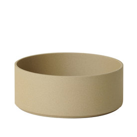hasami porcelain hasami cylindrical bowl | Ø 18,5 cm, h 7,2 cm | sand