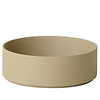 hasami cylindrical bowl | Ø 22 cm, h 7,2 cm | sand - design takuhiro shinomoto