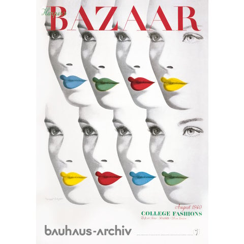 poster: cover 'harper's bazaar' from herbert bayer