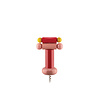 corkscrew sottsass | red-pink-yellow - design sottsass associati