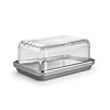 butter dish sottsass | steel/glass