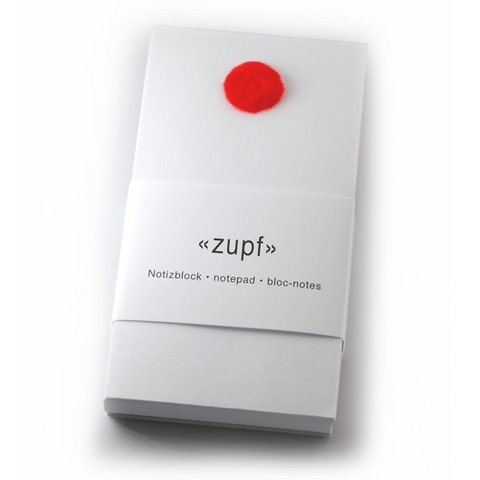 notepad zupf pomponn