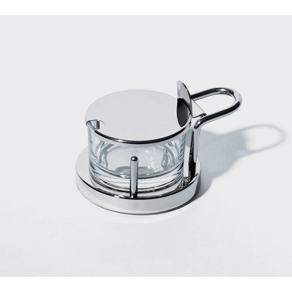 alessi formaggiera cheese container  sottsass | steel/glass