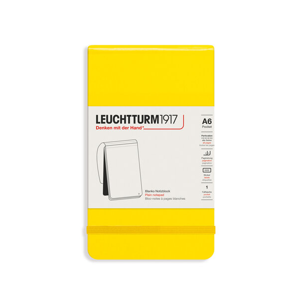 leuchtturm notizblock pocket | din a6