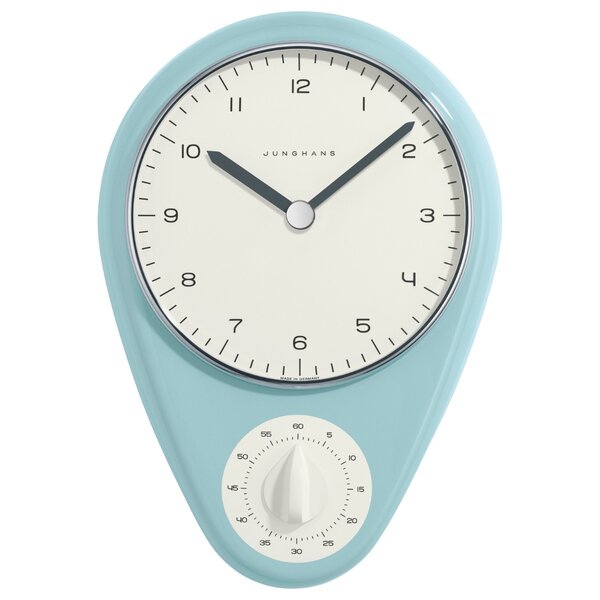 junghans wall clock max bill | kitchen clock with alarm