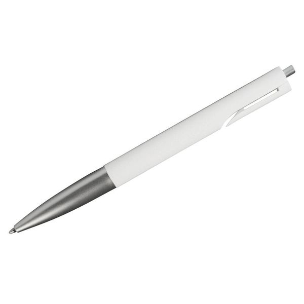 lamy lamy noto ballpoint pen | white-metallic – design naoto fukasawa