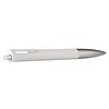 lamy noto ballpoint pen | white-metallic – design naoto fukasawa