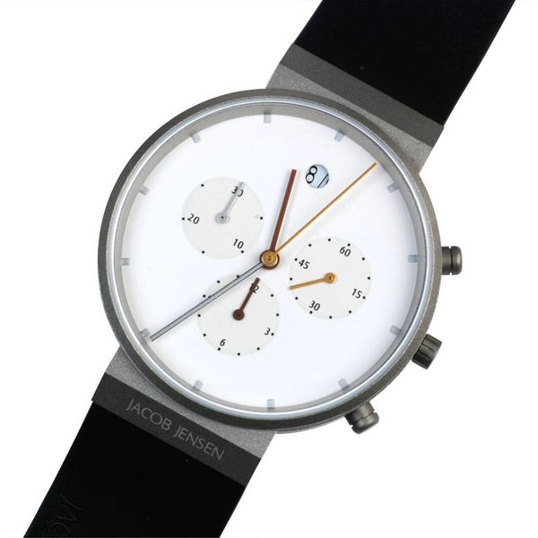 jacob jensen wristwatch jacob jensen | 601 chronograph – design timothy jensen