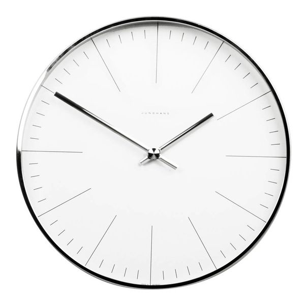 junghans wall clock max bill | bar dial large – design max bill